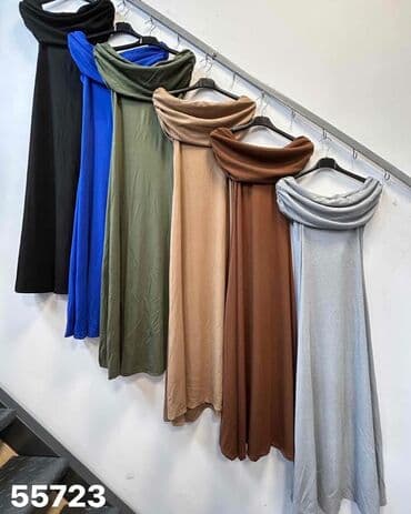 haljine secene ispod grudi: One size, color - Brown, Evening, Without sleeves — 2
