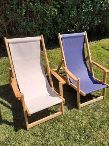 set za terasu: Chair for garden, Wood, color - Multicolored, New — 4