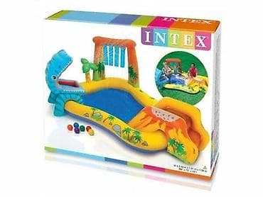 All for children's playground: Bazen za decu zabavni park 249x191x109 INTEX 57444 Bazen Dinosaurus — 1