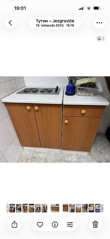 mebl stofovi za stilski namestaj cena: Kuhinja komplet+sudopera+ugradne ringle.Maksimalno ocuvano — 3