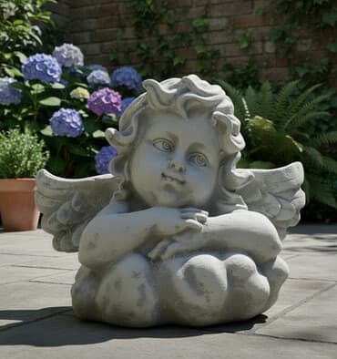 točkovi za kolica: Betonska figura: Anđeo 3 🌟 Specifikacije: Vrsta: Betonska figura — 1