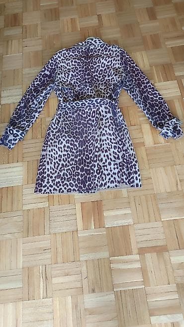 primark kaputi: Ženski mantil sa leopard printom od spandexa - Kroj: klasični trench — 6