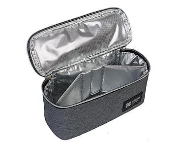 jeftini bodici za bebe: KIKKA BOO KikkaBoo Termo izolovana torba za hranu Foody – dark grey — 2