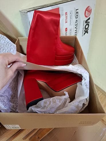 original baletanke koza: Čizme, 36, bоја - Crvena — 5