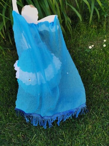 step deke: Birthday decoration, color - Light blue, New — 4