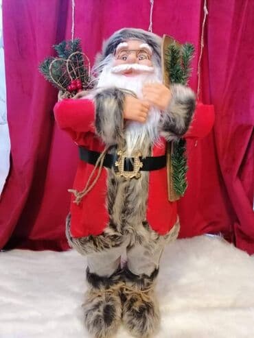 muzicki deda mraz: Deda-mraz 63cm - 4200din Baba-mrazica 60cm-4000din Muzicki deda-mraz — 13