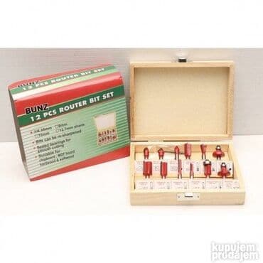 Motorne testere: Set Glodala za Obradu Drveta NOV 12 Komada Prrihvat 6,35 ili 8 mm 1490 — 3