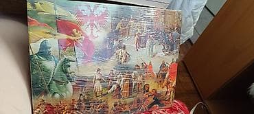 Drvena zidna dekoracija sa istorijskim motivom (štampa visoke