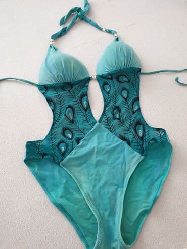push up kupaći kostimi: S (EU 36), Single-colored, color - Turquoise — 1
