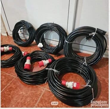 polovni alati iz nemacke: KABLOVI 5X2.5 Euro dzek 20m 6500 30m 7500 50m 9500 Obican dzek 20m — 1
