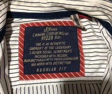 nike air max invigor muske: Shirt Long sleeves, M, s.Oliver, color - White, Cotton — 2