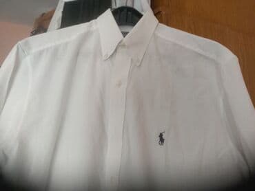 mokasine novi sad: Shirt Short sleeves, L (EU 52), Denim Co, color - White, Cotton — 2