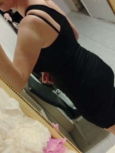 replay haljine fashion and friends: Mango M, color - Black, Cocktail, With the straps — 4