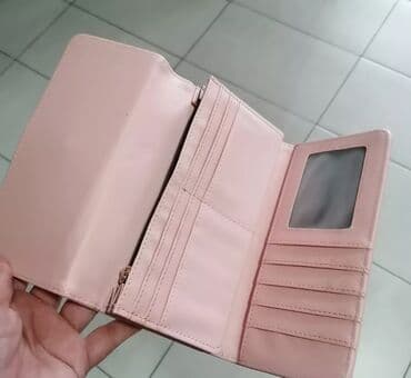 nike air max command roze: Women's wallet, Material: Faux leather — 4