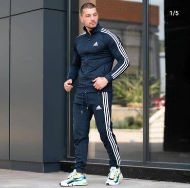 muske trenerke od mikrofibera: Adidas muška trenerka Novo Mokra likra Veličine m l xl 2xl 3xl fb — 1