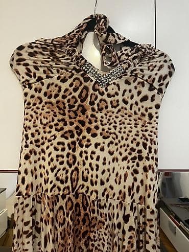 torba e: Haljina CLASS Roberto Cavalli – leopard print - Model: kratka/midi — 2