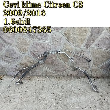 Cevi klime za Citroën C3 - Kompatibilnost: Citroën C3, godišta