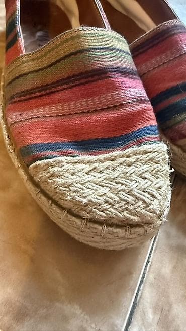 ženske cipele: Šarene espadrile sa štraftama( par puta obuvene, pokusaj, jer su mi — 4