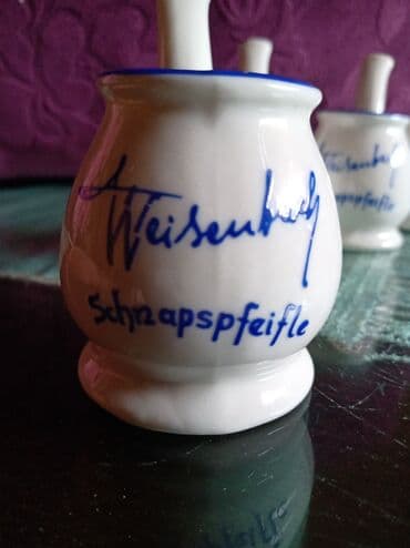porcelanske solje za caj: Porcelanske casice za zestoko pice,nemacke 70te. Komada 4 u — 2