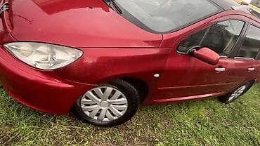 sedista za automobile: Delovi za Peugeot 307 u EQKD crvenoj biji — 4