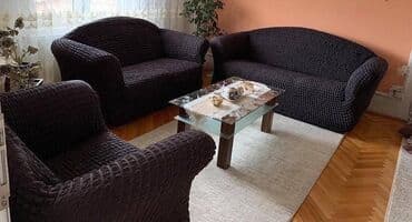 polovni dvosed: Prekrivači za trosed,dvosed i fotelju bez karnera️ — 3