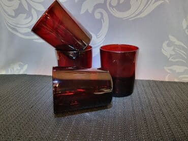 swarovski case za vino cena: Case francuske univerzalne,rubin boje iz 70ih. Case su bez — 5