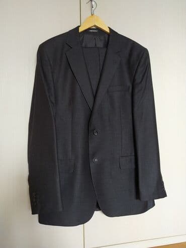 zimske jakne c a: Muško odelo, crno, veličina 50 (L/XL), 180/185 cm, 80-90 kg — 1