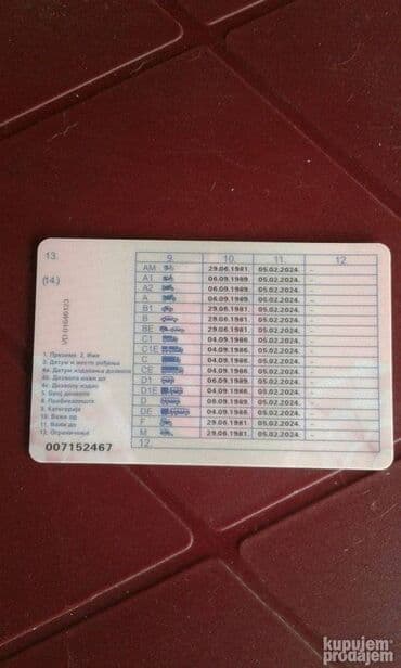 posao beograd sa smestajem: Vozac svih kategorija ABCDE sa iskustvom trazi posao — 1