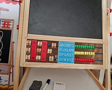 ranac kofer za decu: Velika dvostrana školska tabla edukativna igračka. Okreće se i  sa — 2