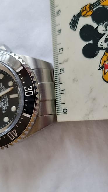 sat zenski: Dva muška ručna sata – sportsko/ronilački stil, čelične narukvice. 1) — 6