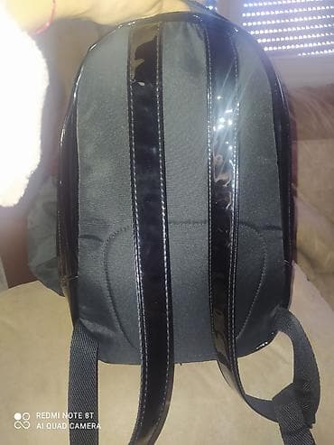 masivni prsten: Puma ženski ranac – lak kožni/visokosjajni finiš, crna boja. - — 5