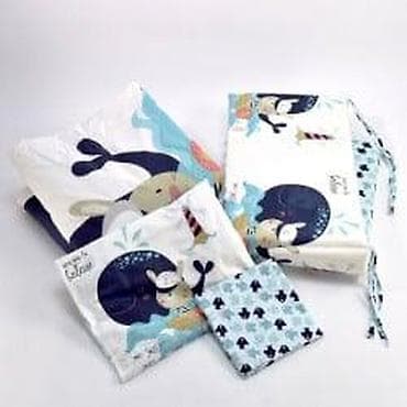 madame coco sve za kucu: KIKKA BOO Happy Sailor – komplet posteljine sa ogradicom, 6 delova — 4