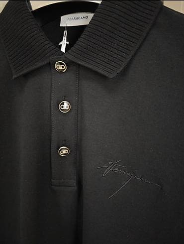 muski sakoi tom tailor: Men's T-shirt Salvatore Ferragamo, bоја - Crna — 2