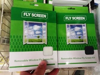 NOVO Mreza protiv komaraca za prozor 1300x1500mm Crna i Bela - Mreža