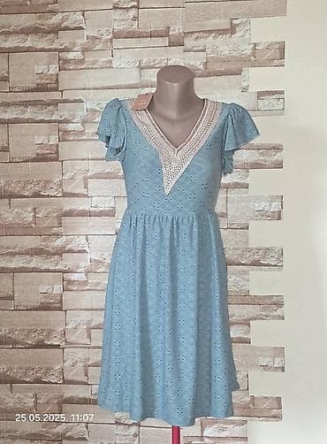 mint boja haljine: Elegantne haljine – više modela 1) Duga mint haljina - Bez rukava, V — 10