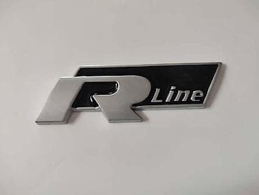 trofrtaljke cena: NATPIS R-LINE MAT SIVI ZA VOLKSWAGEN GOLF, POLO, SCIROCCO | — 3