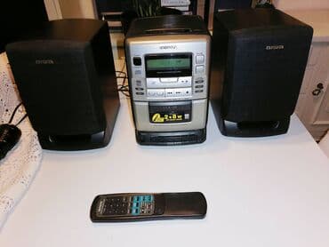 sporet na plin sa dve ringle: Mini linija Aiwa LCX-110 2x8W + daljinski Mini linija Aiwa korišćena — 2