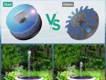 bazen pirot: Solarna Fontana 16 cm NOVO Velika Bastenska Pumpa TOP AKCIJA Cene — 1