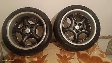 bmw ruma: Set od 4 aluminijumske felne sa gumama - Dizajn: 5 krakova, tamno — 2