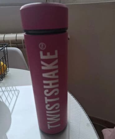 decije naocare za skijanje: Twistshake termo flaša – roza - Brend: Twistshake (logo na bočici) - — 1
