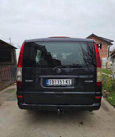 Car Parts: Mercedes-Benz Vito 111 CDI – crni putničko-teretni kombi - Motor: 2.2 — 3
