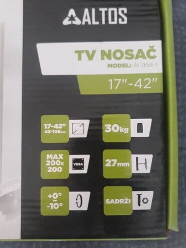 posude za radijator: Nosač za tv, nov, dimenzije su slikane — 4