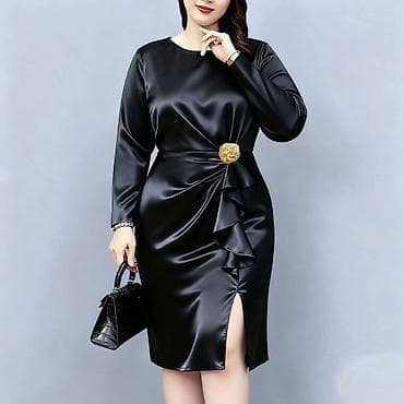 Haljine: 02. ✨ 𝑺𝒕𝒚𝒍𝒆 Univerzalna velicina odgovara od 2xl do 4xl Haljina — 4