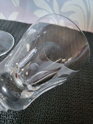 swarovski case za vino cena: Case nove kristal duvano staklo za vino,nemacke 70te. Case — 16