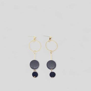 nakit vrsac: Screwback earrings, Handmade, Material: Wood, Stainless steel — 1