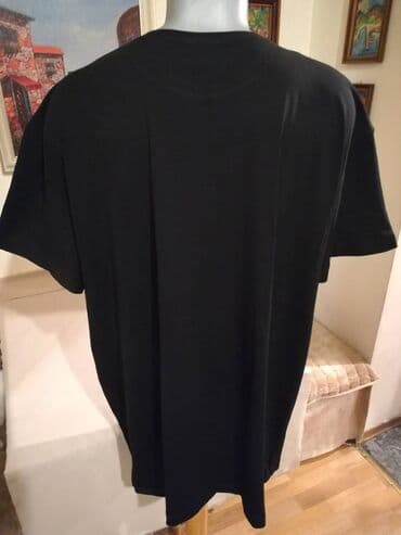 pantalone za punije: Nova muska markirana majica Hugo Boss u velikom broju 4XL Crna — 5