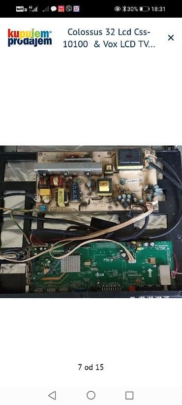 drzac za telefon za motor: Delovi za LCD televizore – Colossus 32" CSS-10100 i Vox LCD TV 3211 — 8