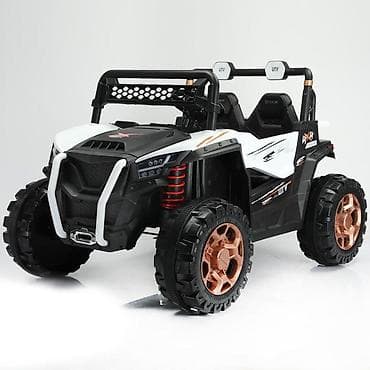 UTV za decu 2217 – 12V, bela varijanta, 4×4 pogon Opis: Električni