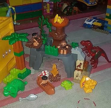 igracka gitara za decu: Lego duplo set 5598 . Dinosaurus set dino valley. Retko jako. tesko — 3