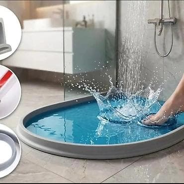 Construction & Repair Materials: Polukružna vodonepropusna barijera/obloga za tuš kabinu – fleksibilni — 2